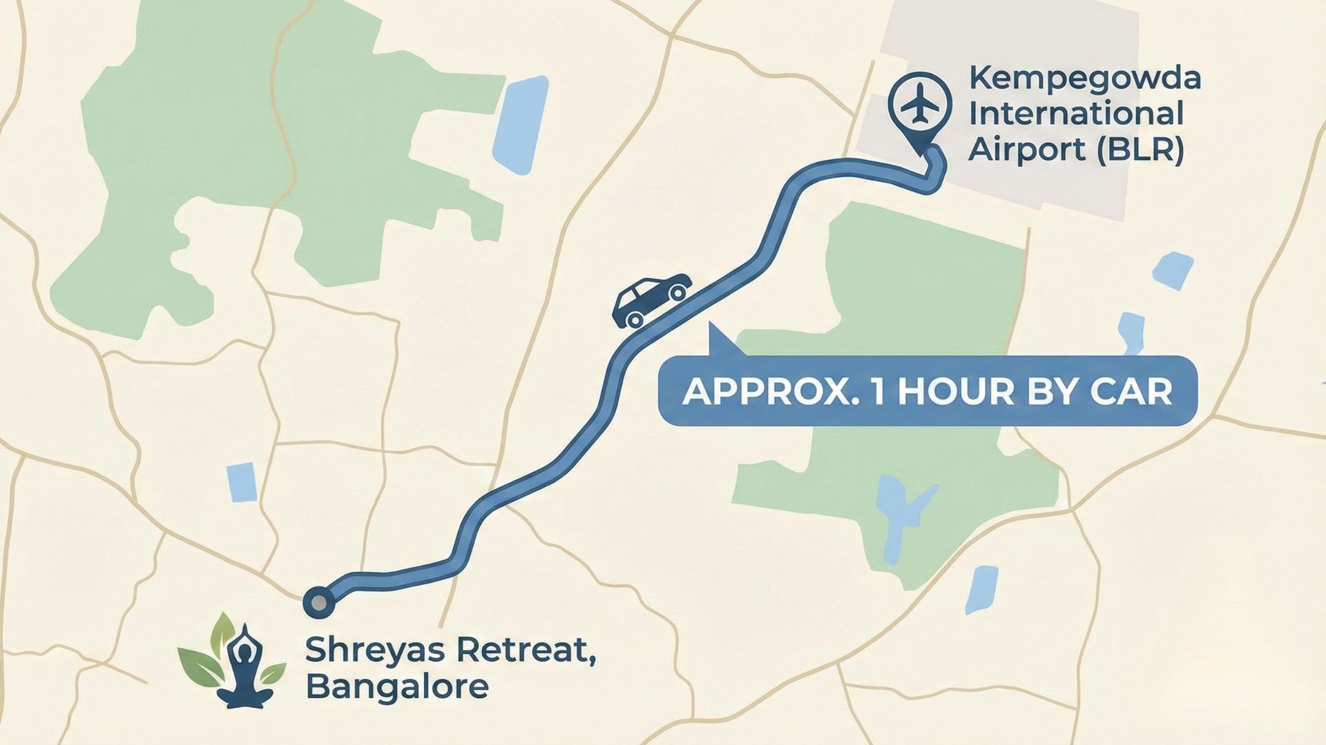 Location - Shreyas Retreat